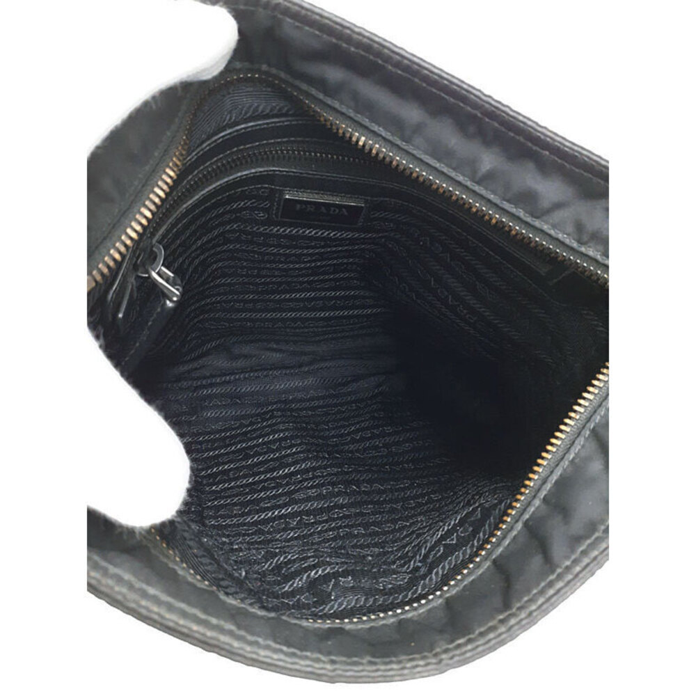 Prada Tessuto Crossbody messenger bag saffiano Leather Nero Black - Picture 3 of 9